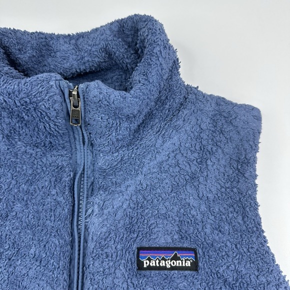 Patagonia Women's Wolly Blue Los Gatos High-Pile Fleece Vest S/C35‎ - Picture 6 of 15